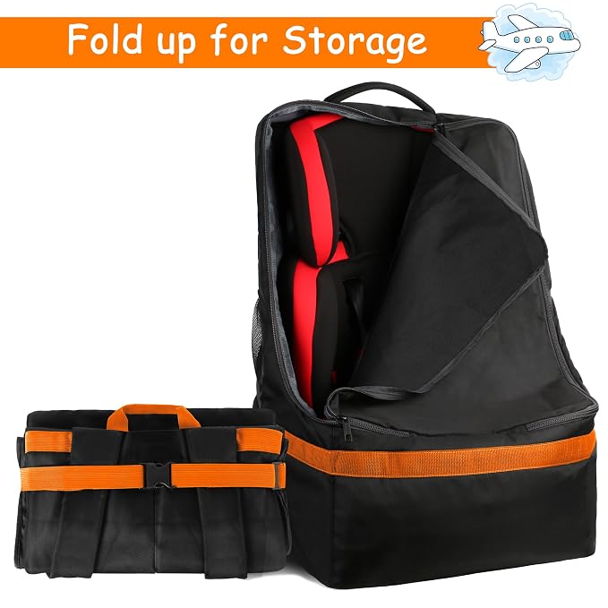 YOREPEK Car Seat Travel Bag, Padded Car Seats Backpack - Image 5