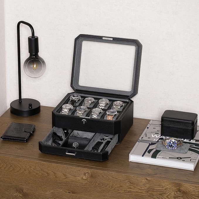 ROTHWELL 8 Slot Leather Watch Box - Image 2