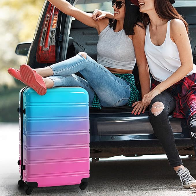 Merax Luggage Sets 3 Piece, Hardside Expandable Suitcase Set - Image 8