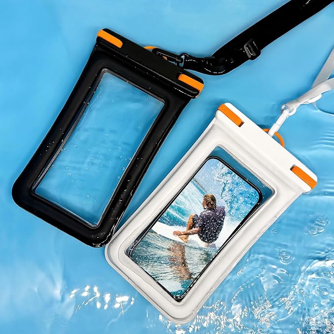 IPX8 Floating Waterproof Phone Case 2-Pack, 7.2 Inch Waterproof Phone Pouch - Image 8