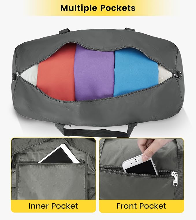 Vorspack Duffel Bag 20-24-28 Inches Foldable Gym Bag - Image 3