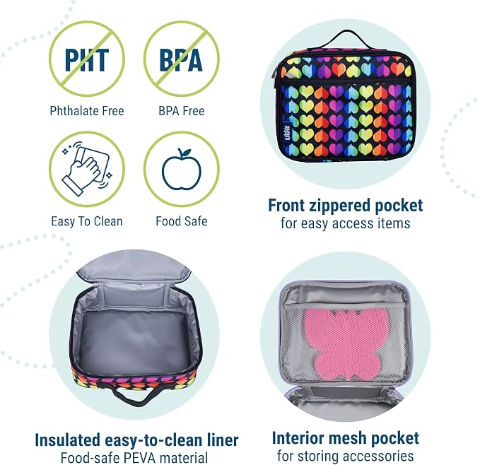 Wildkin Kids Insulated Lunch Box – Durable and Reusable - Image 4