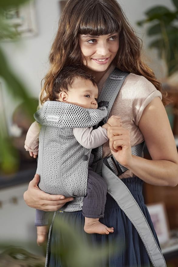 BabyBjörn Baby Carrier Mini, 3D Mesh | Newborn Carrier, Easy-to-Use - Image 5