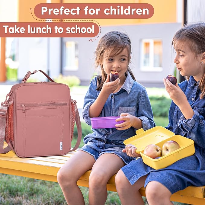 NOL Nylon Waterproof Kids Lunch Bag, Insulated Lunch Bag, Lunch box Cooler - Image 5