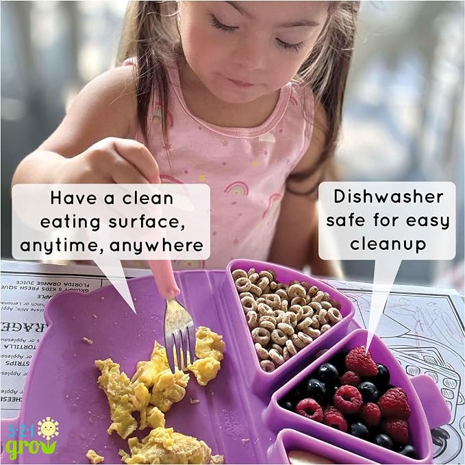 On-The-Go Snack Mat – Baby Silicone Travel Dining Placemat – Portable Silicone - Image 6