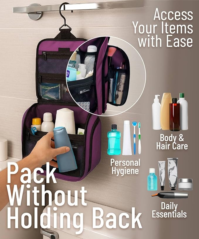 D&D Hanging Travel Toiletry Bag - Image 5