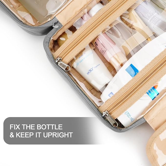 Travel Hanging Toiletry Bag for Women and Men, - Image 4