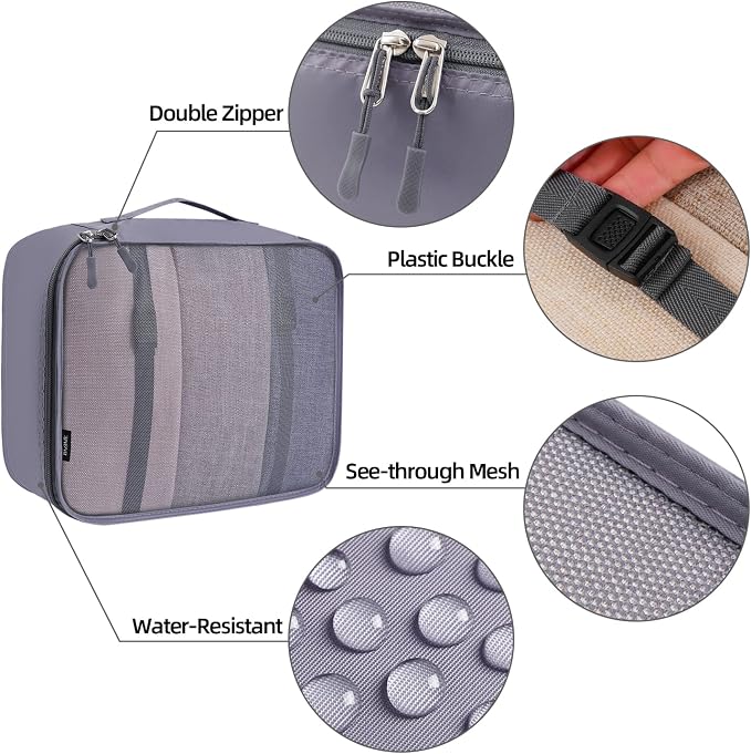 BAGAIL 6 Set/8 Set/10 Set Packing Cubes Various Sizes Packing Organizer - Image 5