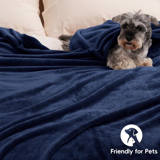PHF Ultra Soft Fleece Throw Blanket, No Shed No Pilling Luxury Plush Cozy - Image 5