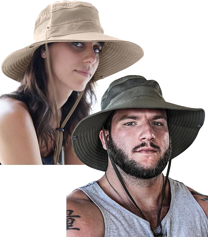 GearTOP Safari Sun Hat for Men and Sun Hats for Women UV Protection UPF 50+ by GearTOP
