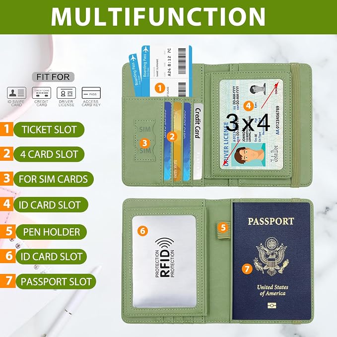 Melsbrinna RFID Passport Holder - Image 3