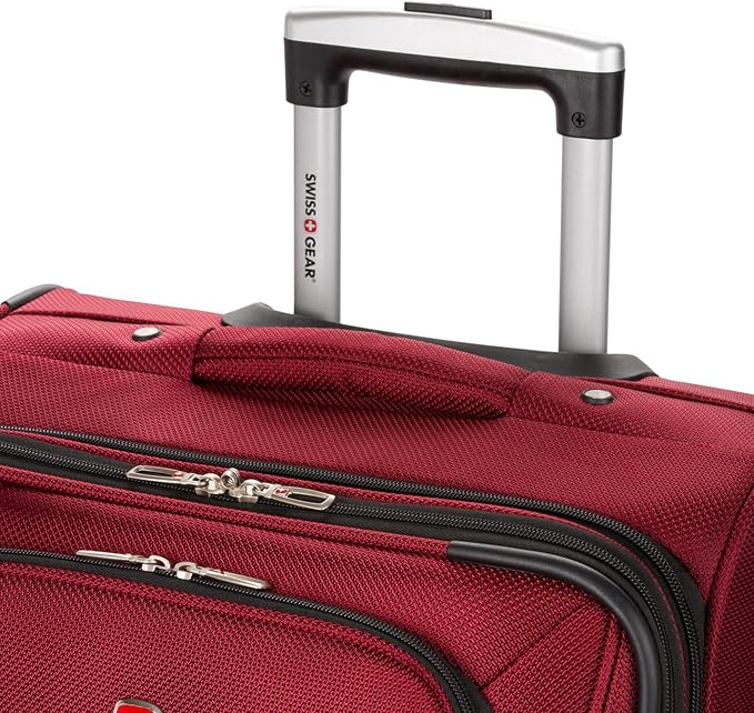 SwissGear Sion Softside Expandable Luggage, Checked-Medium 25-Inch - Image 8