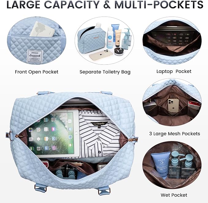 LOVEVOOK Travel Duffle Bag, Weekender Bags - Image 3
