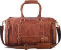 Genuine Leather Duffle Bag for Men | Vintage Weekender Travel Bag | Overnight by OakLeathers