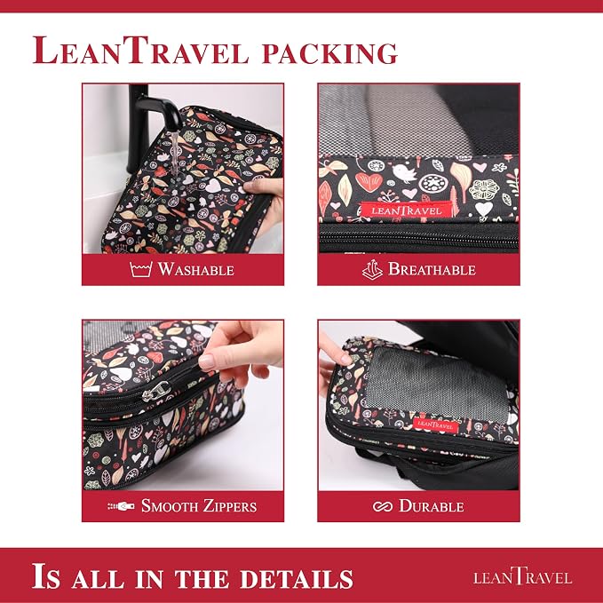 Compression Packing Cubes for Travel Organizers - Image 8