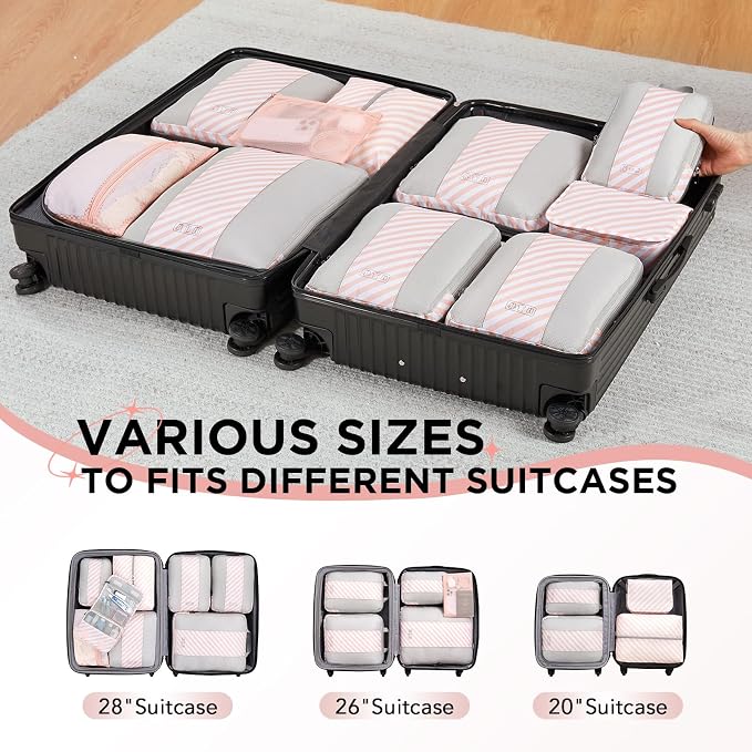 10 Set Compression Packing Cubes - Image 7