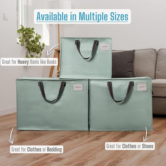 VENO 6 Pack Heavy Duty Moving Bags, Storage Bags, Packing Supplies, Top Zipper - Image 6