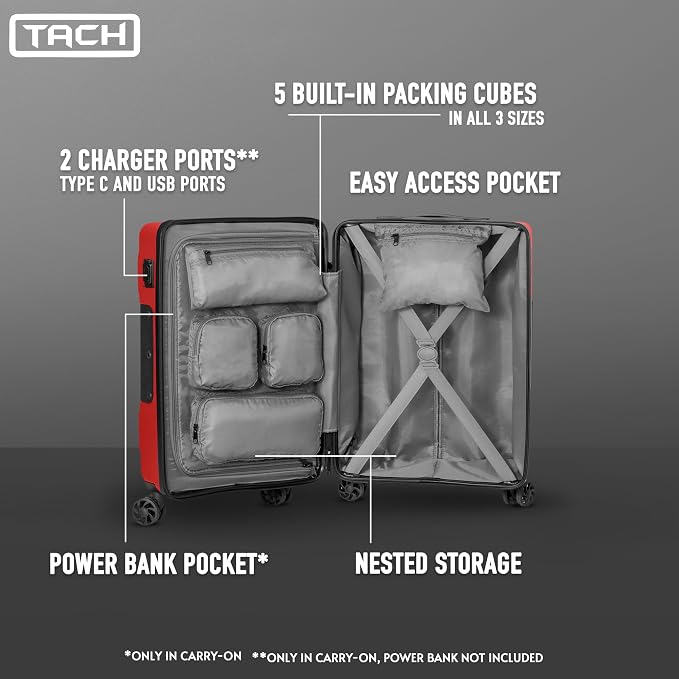Tach V3.1 Hard Shell 2 Piece Luggage Set - Image 3