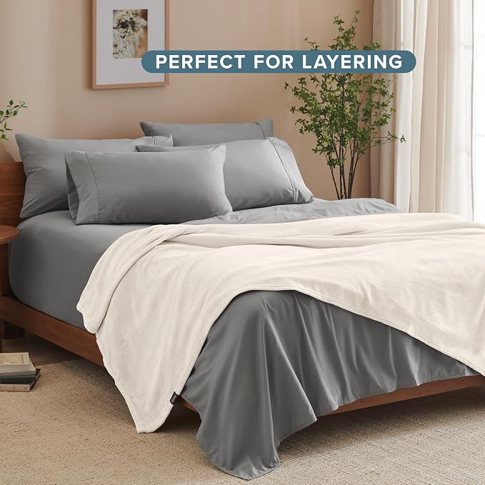 Bare Home Fleece Blanket - Image 7