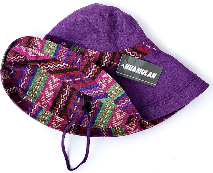 Women Wide Brim Sun Hats Metal Wired Edge Summer UV Protection Beach Fishing Hat - Image 6