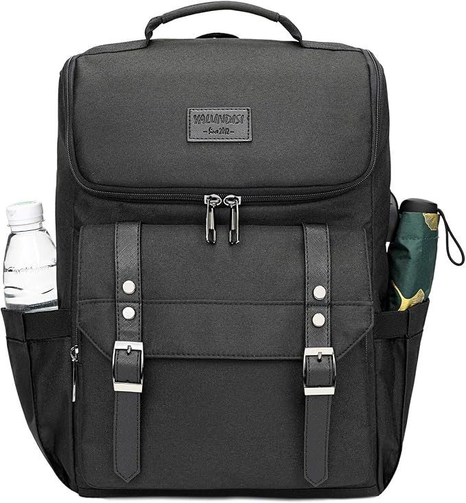 YALUNDISI Vintage Backpack Travel Laptop Backpack - Image 2