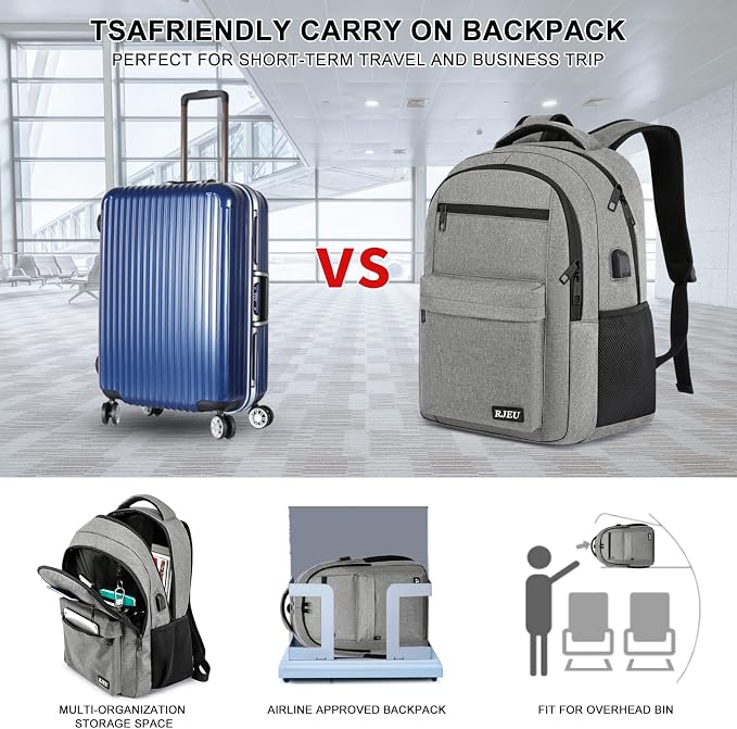School Backpack for Teen Boys & Girls Students, 15.6 Inch Laptop Backpack - Image 6