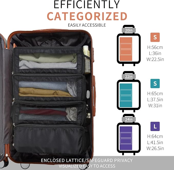 Suitcase Organizer Travel Bags Organizer - Image 8