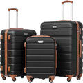 Coolife Luggage 3 Piece Set Suitcase Spinner Hardshell Lightweight TSA Lock by COOLIFE