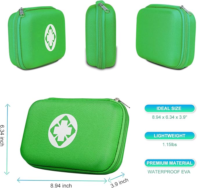 276 Car First Aid Kit for Business, Portable First Aid Kits Travel Szie - Image 3