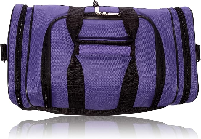 DALIX 17" Blank Duffle Bag Duffel Bag Travel Size Sports Durable Gym Bag - Image 5