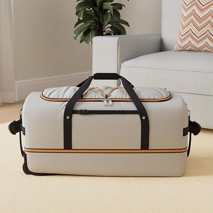 CONTAIL 32”110L Expandable 140L Rolling Duffle Bag - Image 2