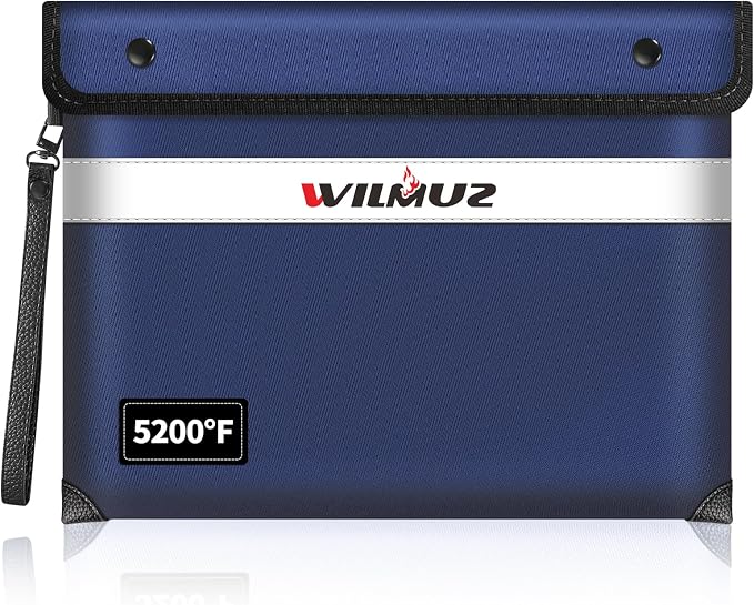 5200°F Heat Insulated Fireproof Document Bag by Wilmuz