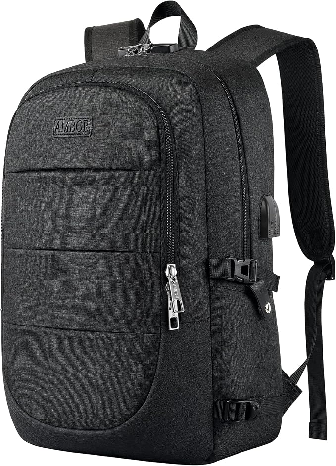 AMBOR Travel Laptop Backpack for Ｍen, 15.6-17.3 inch Laptop Backpack for School by AMBOR