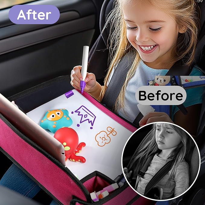 2Pcs ‎Kids Travel Tray, Kids Travel Trays - Image 2