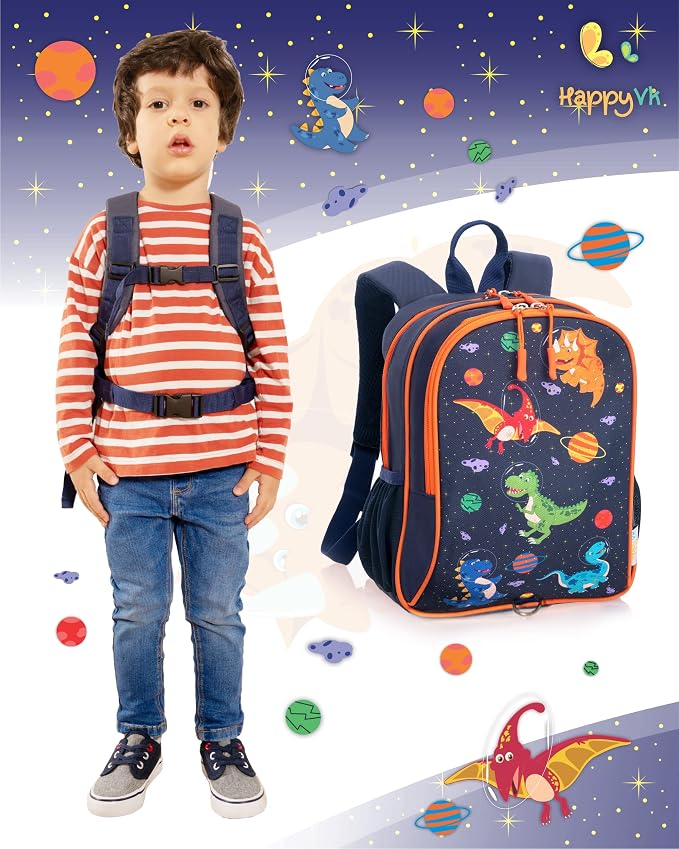 HappyVk- Backpack with Leash for Kids-Anti Lost Walking Toddler Leash-Dinosaur - Image 6