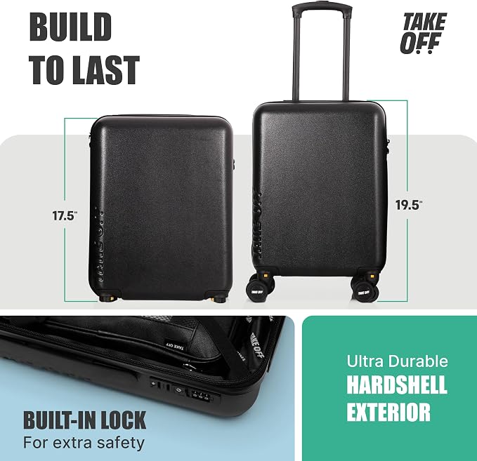 Take OFF Luggage Personal Item 3.0 – 18x14x8 Underseat Carry On - Image 6
