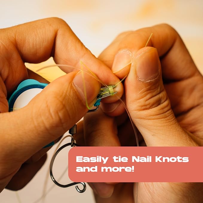 HOOK-EZE Fishing Knot Tying Tool | Protect from Fish Hooks | Tie Fishing Knots - Image 6