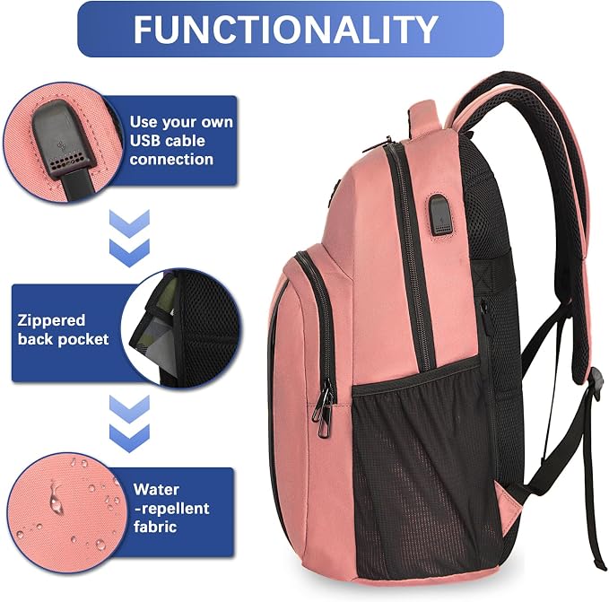 LARIPOP Extra Large Backpack, 17.3 Inch Business Laptop backpack - Image 4