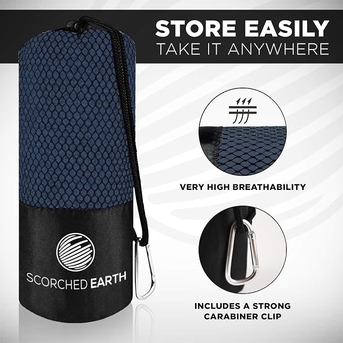 ScorchedEarth Microfiber Travel & Sports Towel Set - Image 3