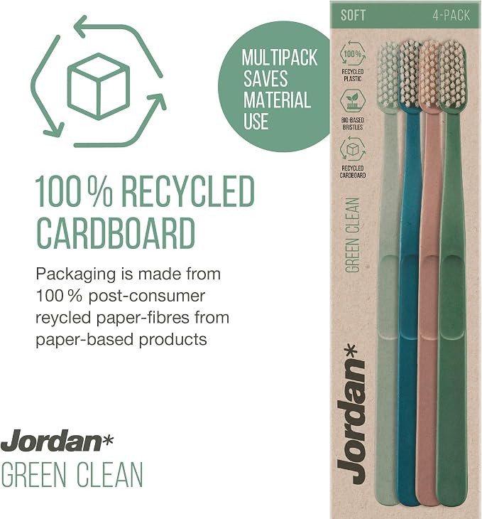 Jordan Green Clean Manual Toothbrush - Image 3