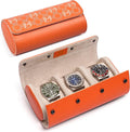 MOZSLY Watch Roll Travel Case 3 Slots Portable Watches Box Organizer Storage by MOZSLY