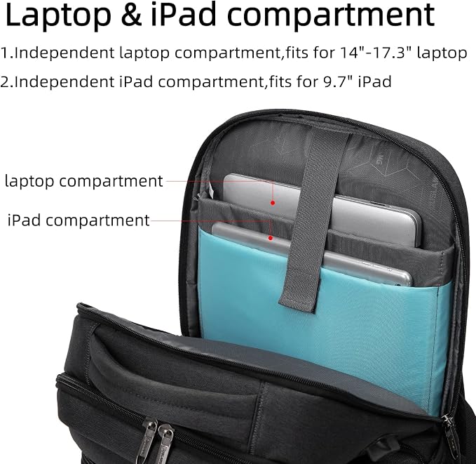 DUSLANG 17 Inch Laptop Backpack - Image 3