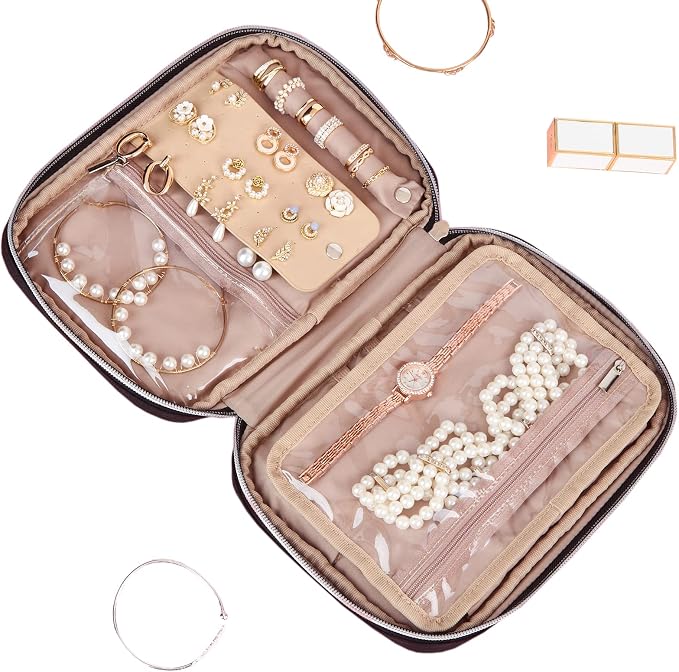 BELALIFE Travel Jewelry Organizer, Portable Storage Case - Image 6