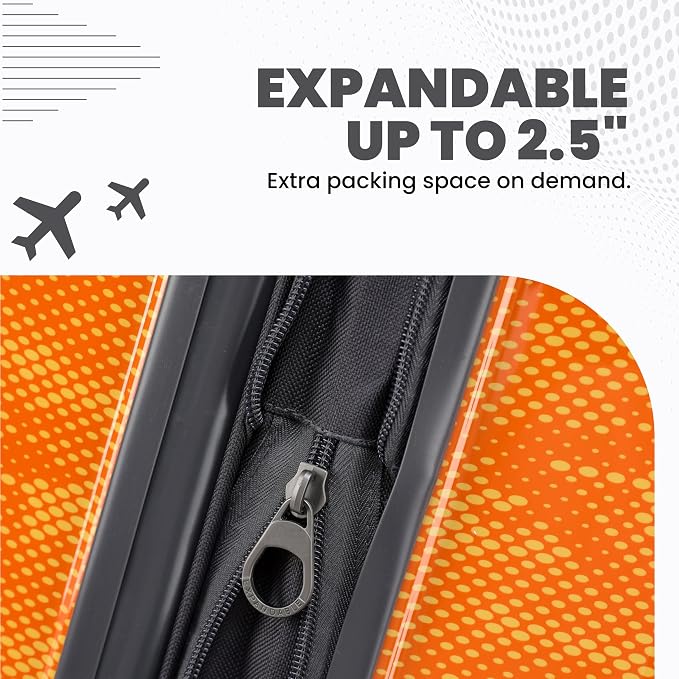 Spyder Matrix 25 Inch Medium Checked Luggage Expandable Hardside Upright - Image 7