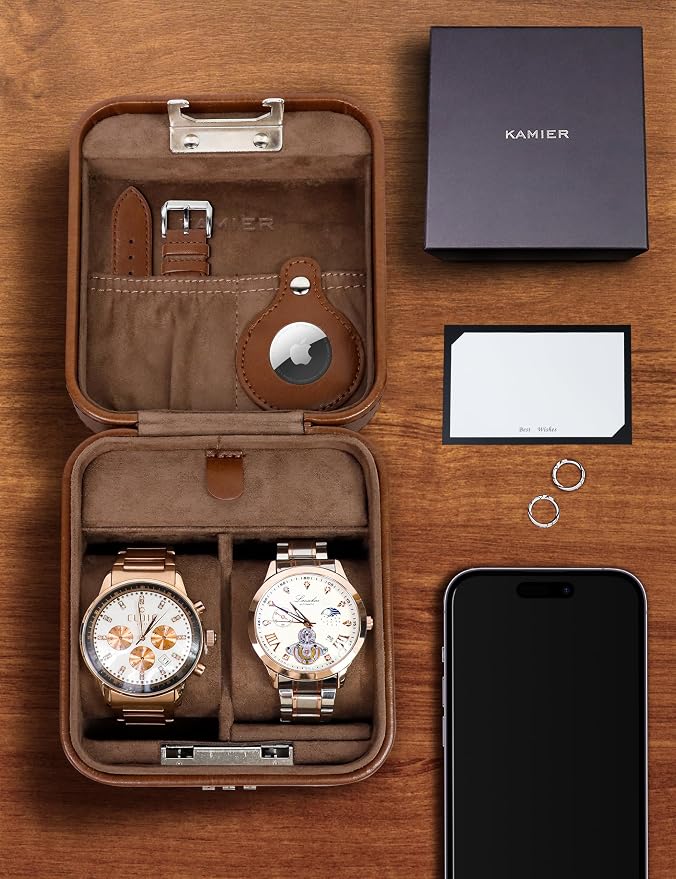 KAMIER Watch Travel Case with Combination Lock - Image 5