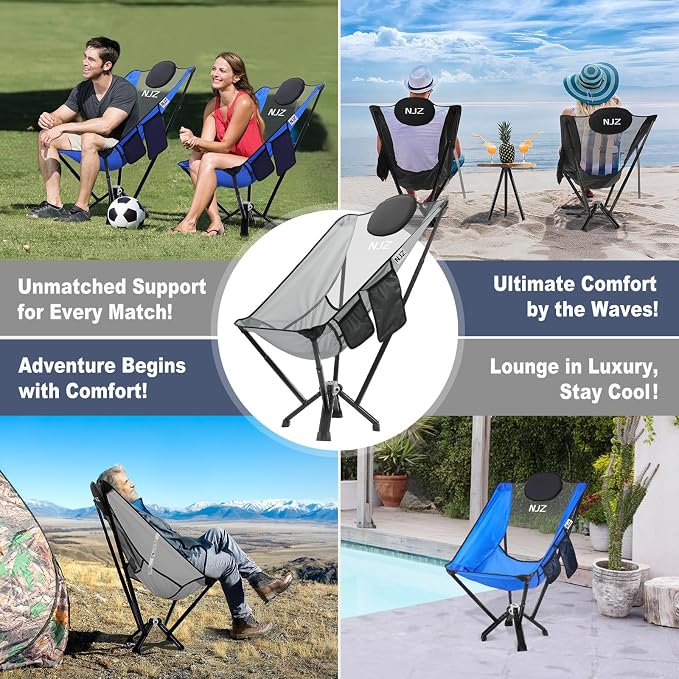 High Back Camping Folding Chairs - Image 8