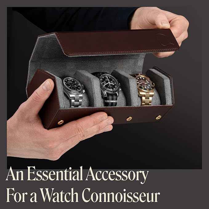 Napa Leather Watch Rolls for Men - Image 3