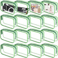 16 Pieces Clear Makeup Bag PVC Zippered Clear Toiletry Carry Pouch Portable by YedsIntu