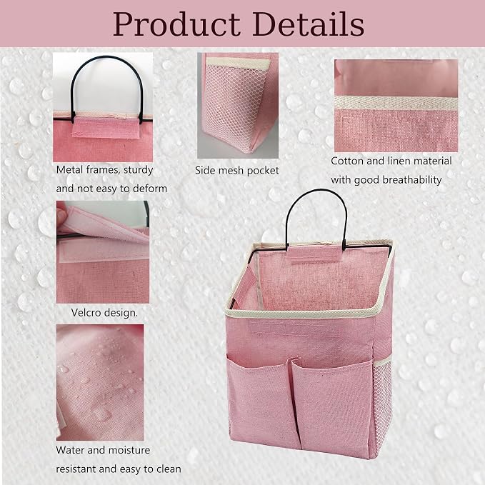 2pcs Wall Hanging Storage Bag, Wall Hanging Organizer Bags - Image 3