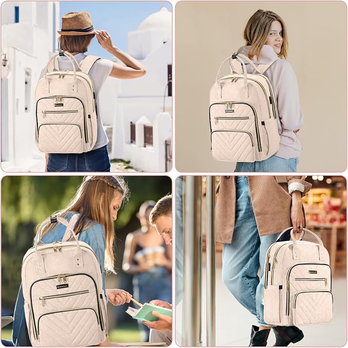 Laptop Backpack for Women, High School Bookbag for Girls - Image 7